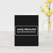 Easily Distracted  カード (黄色い花)