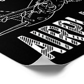 Easily Distracted By Airplanes Funny Plane Lovers  ポスター (角)