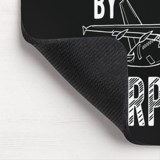 Easily Distracted By Airplanes Funny Plane Lovers  マウスパッド (コーナー)