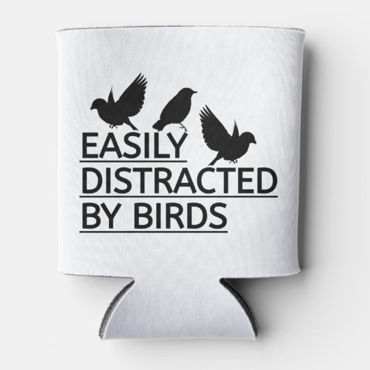 Easily Distracted By Birds 缶クーラー (正面)
