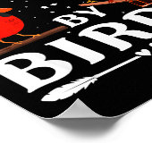 Easily Distracted By Birds Cute Funny Quote Bird L ポスター (角)