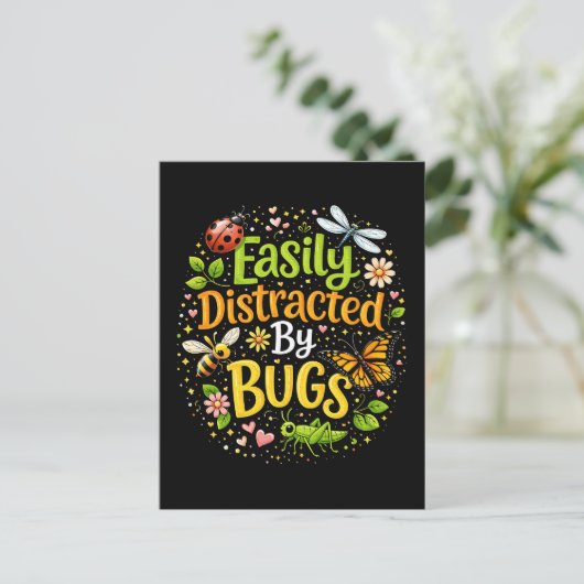 Easily Distracted by Bugs ポストカード (スタンド正面)