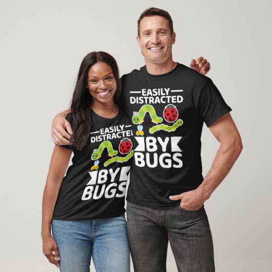 Easily Distracted By Bugs Entomology Insect Huntin Tシャツ (ユニセックス)