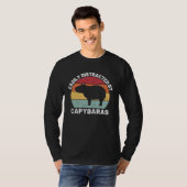 Easily Distracted By Capybara Retro Capybara Tシャツ (正面フル)