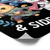 Easily Distracted By Cats &amp; Side Quests Funny  ポスター (角)