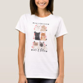 Easily Distracted By Cats & Books Tシャツ (正面)