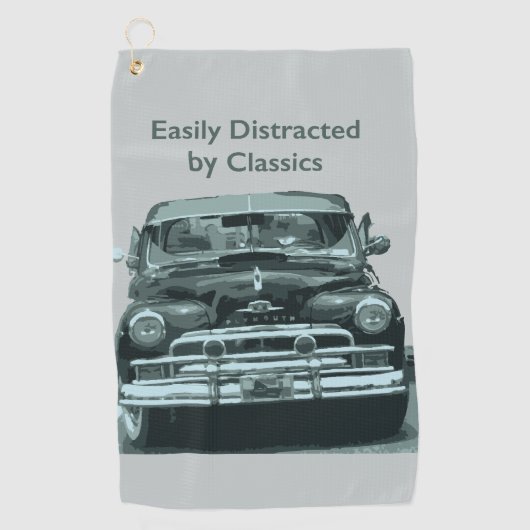 Easily Distracted by Classics ゴルフタオル (正面)