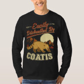 Easily distracted by Coatis Tシャツ (正面)