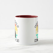 Easily Distracted By Cornish Rex Cats マグカップ (中央)