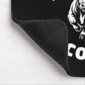 Easily Distracted By Cows Western Highland Cow  マウスパッド (コーナー)