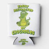 Easily Distracted By Crocodiles 缶クーラー (正面)
