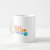 Easily distracted by dogs コーヒーマグカップ (正面左)