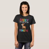 Easily Distracted By Donkeys Donkey Tシャツ (正面フル)