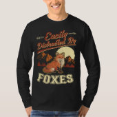 Easily distracted by Foxes Tシャツ (正面)