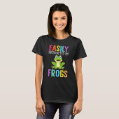 Easily Distracted By Frogs  Frog Tシャツ (正面フル)