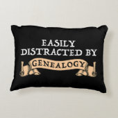 Easily Distracted By Genealogy アクセントクッション (裏面)