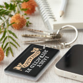 Easily Distracted By Genealogy キーホルダー (正面右)