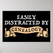 Easily Distracted By Genealogy ポスター (正面)