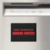 Easily Distracted By Horror Movies Slasher Film マグネット (インサイチュ (食洗機))