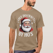 Easily Distracted by Hos Tシャツ (正面)