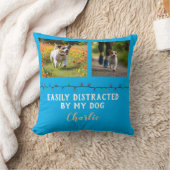 Easily Distracted by My Dog Photo Pillow クッション (ブランケット)