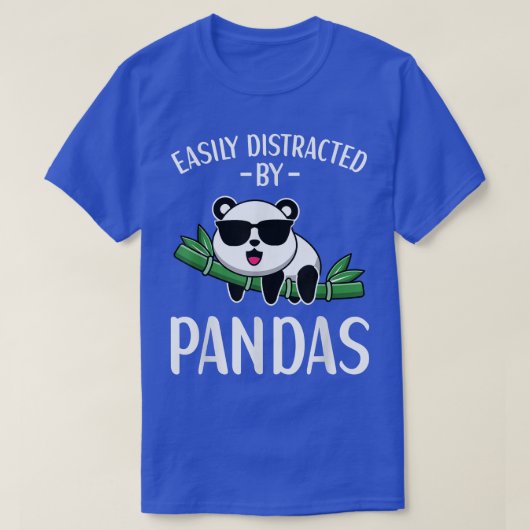 Easily Distracted By Pandas Panda Bear Lover for K Tシャツ (デザイン正面)