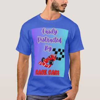 Easily Distracted By Race cars design formula car  Tシャツ