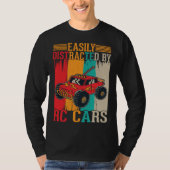 Easily distracted by RC Cars Tシャツ (正面)