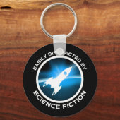 Easily Distracted By Science Fiction キーホルダー (裏面)
