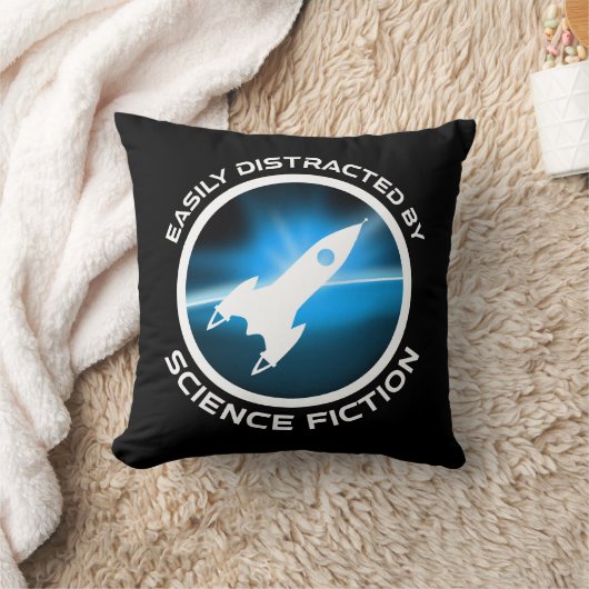 Easily Distracted By Science Fiction クッション (ブランケット)