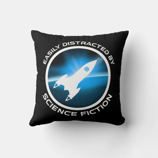 Easily Distracted By Science Fiction クッション (裏面)