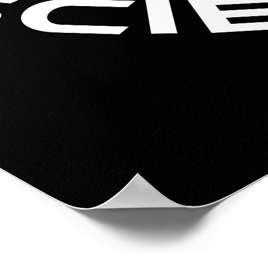 Easily Distracted By Science Fiction ポスター (角)