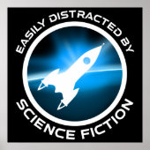 Easily Distracted By Science Fiction ポスター (正面)