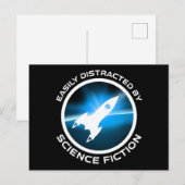 Easily Distracted By Science Fiction ポストカード (正面/裏面)
