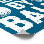 Easily Distracted By Shirt Funny Men Women Golf Lo ポスター (角)