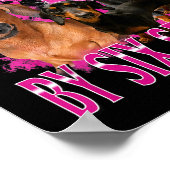 Easily Distracted By Six Seven 67 Meme Dachshund W ポスター (角)