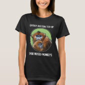 Easily Distracted by Snub Nosed Monkeys Snub Nosed Tシャツ (正面)