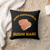 Easily Distracted By Sushi Bars クッション (ブランケット)