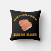Easily Distracted By Sushi Bars クッション (正面)