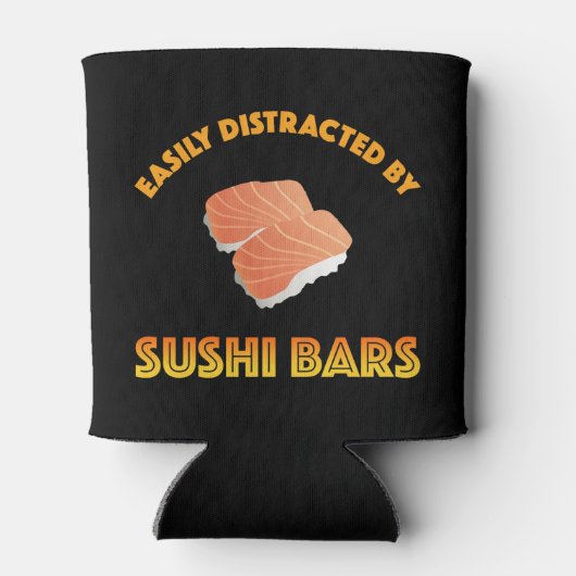 Easily Distracted By Sushi Bars 缶クーラー (裏面)