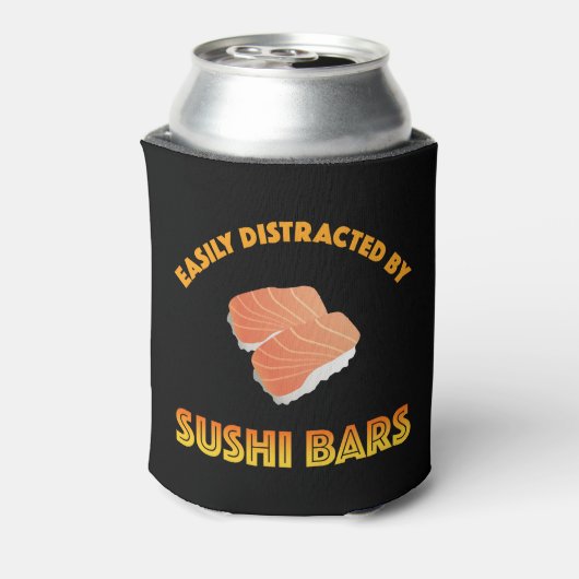 Easily Distracted By Sushi Bars 缶クーラー (缶裏面)