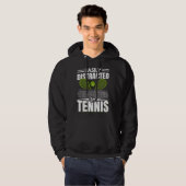 Easily Distracted By Tennis  Sports Player Graphic パーカ (正面フル)