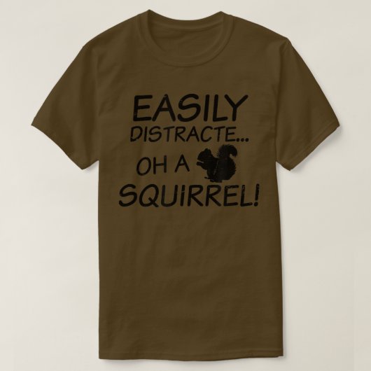 Easily Distracted Design ADHD  Tシャツ (デザイン正面)