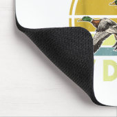 Easily Distracted Duck Hunting Gift Dad Hunter Son マウスパッド (コーナー)