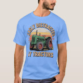 easily distracted - style tシャツ (正面)