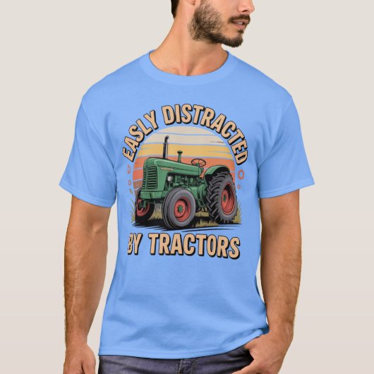 easily distracted - style tシャツ (正面)