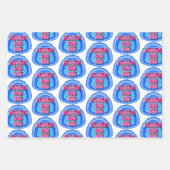 Easing GOD Out Geode 12 Step AA Recovery Slogan ラッピングペーパーシート (正面)