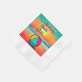 Easing God Out Recovery Slogan Sunrise 縁ありカクテルナプキン (角)