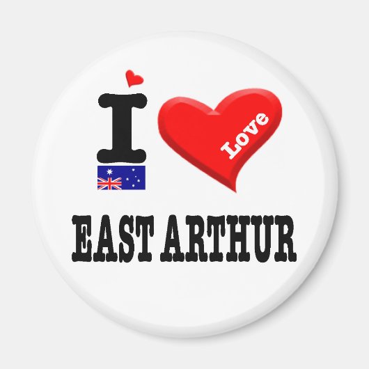 EAST ARTHUR - I Love マグネット (正面)