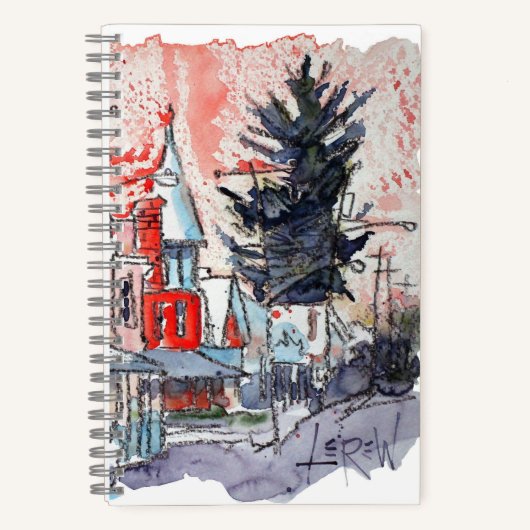 "East Berlin Happy" by Larry Lerew 170420 ノートブック (正面)